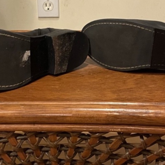 Mark Nason Los Angeles Black Moto Biker Booties Boots Size 8 - Picture 5 of 6